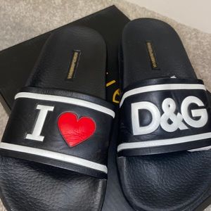 Dolce and Gabanna pool slides